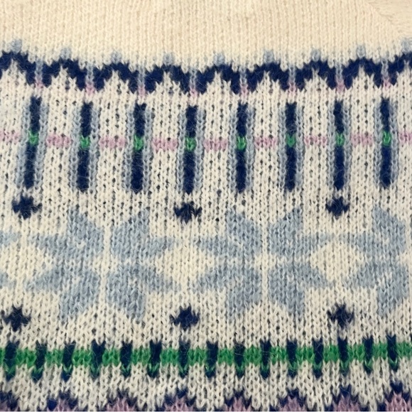 Old Navy Holiday Boxy Poly/Wool
Blend Sweater Women’s 2XL Cream Multicolor NWT - Picture 5 of 11